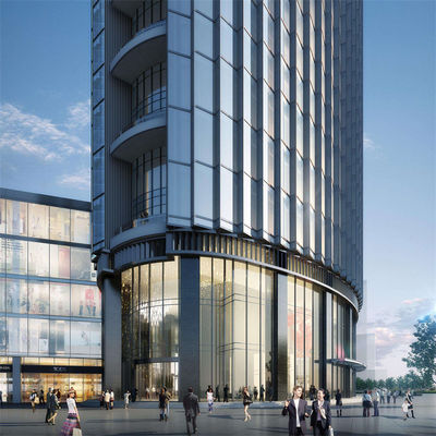 Quick Delivery 15-21 Days Customized Color Steel Structure Building with 50 Years Usage