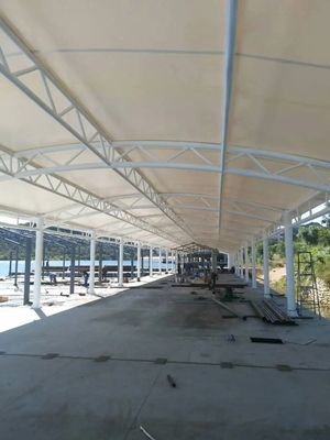 Large Span Precast Steel Space Frame with Light Assembly for Warehouse Building and 15-21 Days Delivery
