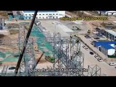 Lange span prefab staal ruimte frame dakstructuur 0,8 mm licht dak